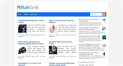 Desktop Screenshot of miftahfarid.com